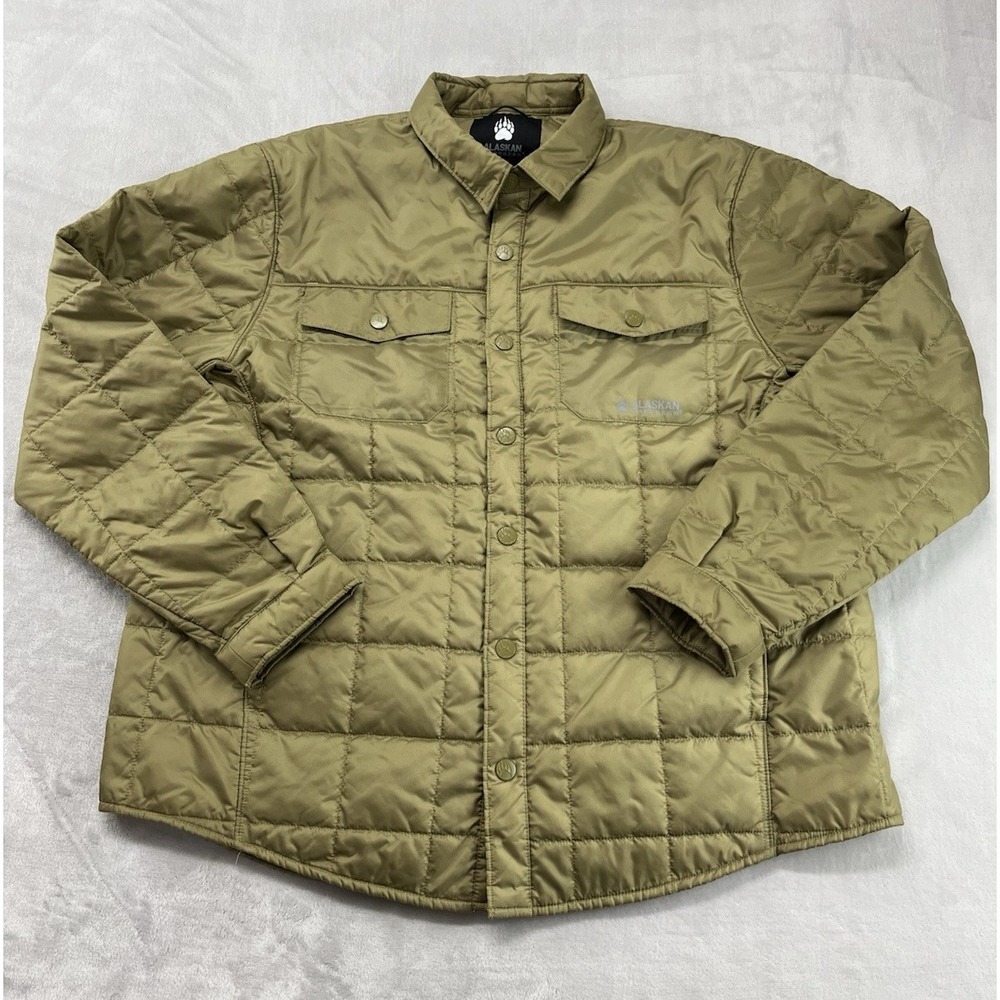Alaskan Hardwear DULUTH Jacket Men XL  Gold Quilted 3M Thinsulate Outdoors Hike